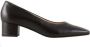 Högl Elegante Leren Blokhak Pumps Black Dames - Thumbnail 25