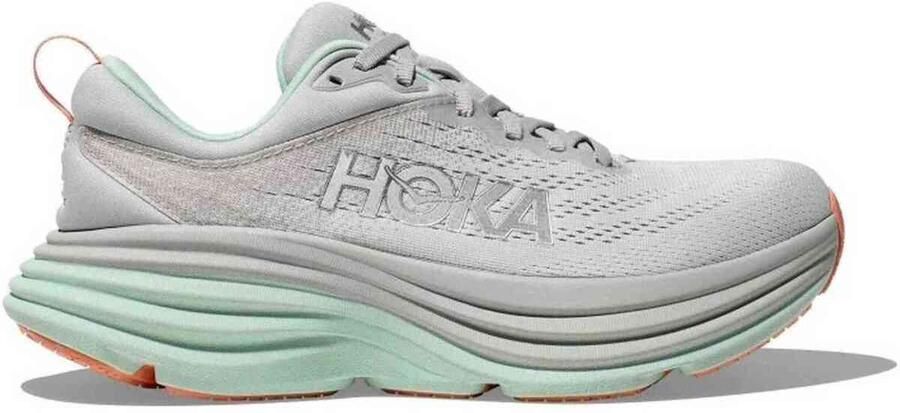 Hoka One Roze Sneakers Vetersluiting Laag-Top Stijl - Foto 2