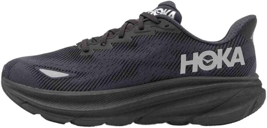 HOKA Clifton 9 Sneakers Heren Zwart 1 3 Mesh Synthetisch