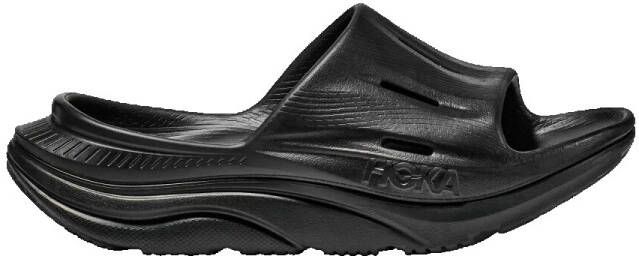 Hoka One Snel Drogende Recovery Sliders met Geventileerde Groeven Black - Foto 2