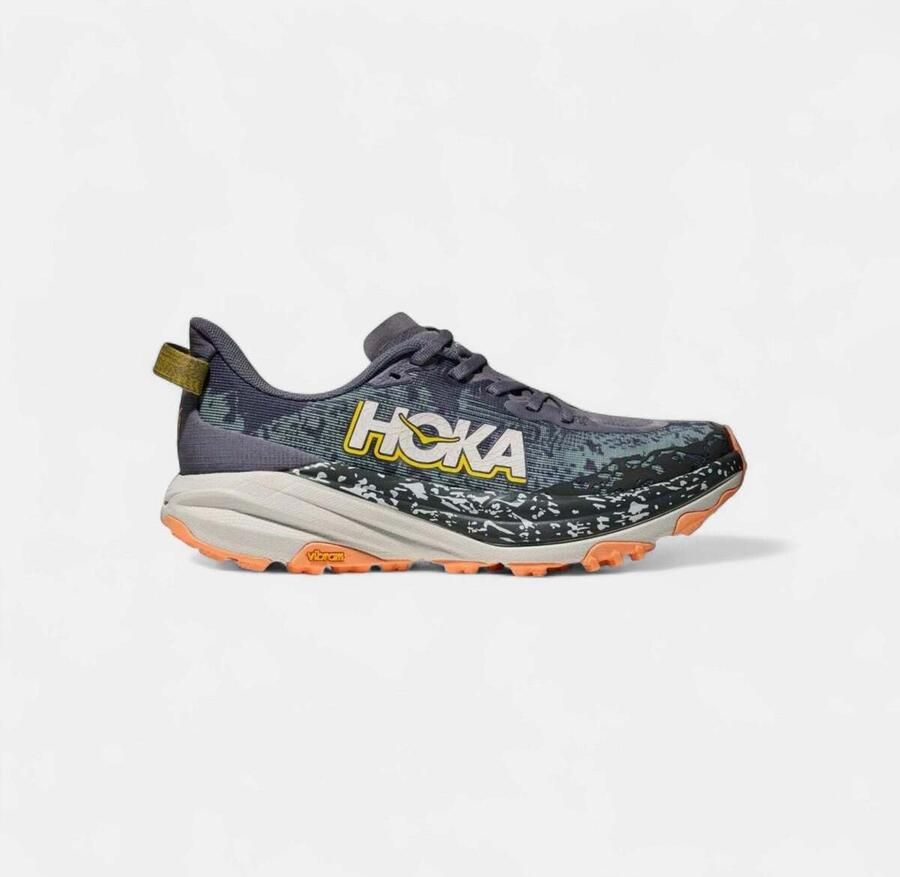 Hoka One Lage Sneakers One Speedgoat 6 Grey Skies Cosmic Grey ( 's)