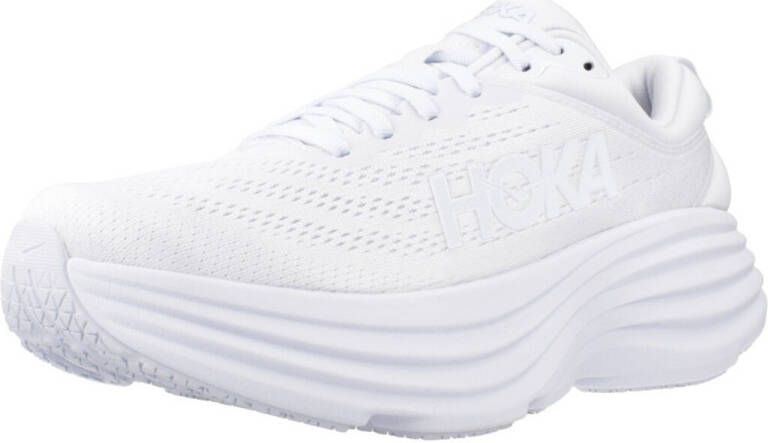 HOKA Lage Sneakers Dames Bondi 8 Maat: 37 1 3 Materiaal: Textiel Kleur: Wit - Foto 10