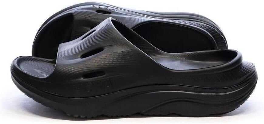 Hoka One Snel Drogende Recovery Sliders met Geventileerde Groeven Black Heren - Foto 4