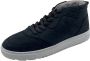 Hub Nevada Hoge sneakers Leren Sneaker Heren Blauw - Thumbnail 2