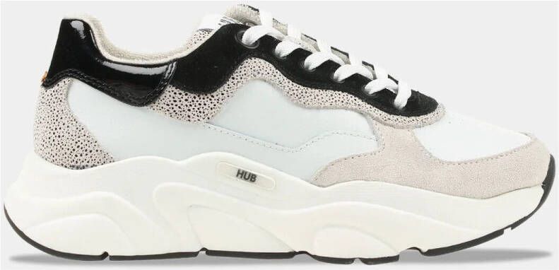 Hub Footwear Lage Sneakers Rock L67w.ds W4602L67-L10-816 White Black 3146