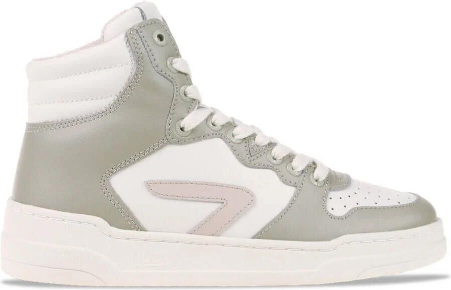 Hub Footwear Hoge Sneakers court z high L68 offwhite bone M5902L68-L10-435 - Foto 2