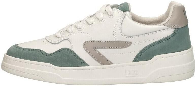 Hub Court-z Men Lage sneakers Leren Sneaker Heren Wit - Foto 6
