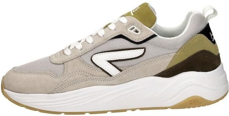 Hub Glide light bone white dark olive Suede Heren - Foto 17