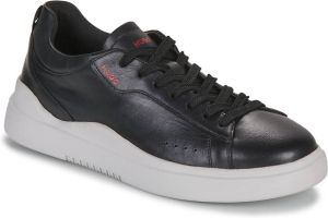 HUGO Sneakers van leer met labeldetails model 'Blake'