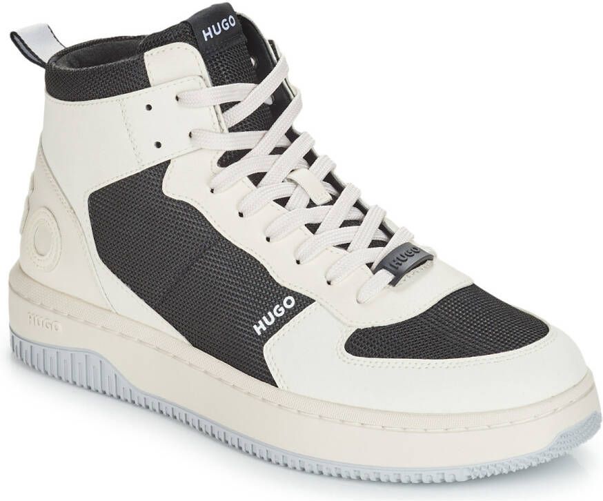 Hugo Boss Kalfsleren Hoge Sneakers Met Rubberen Zool - Foto 2