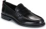 HUGO Loafers van leer met pennyloaferboordjes model 'VARIAN' - Thumbnail 1