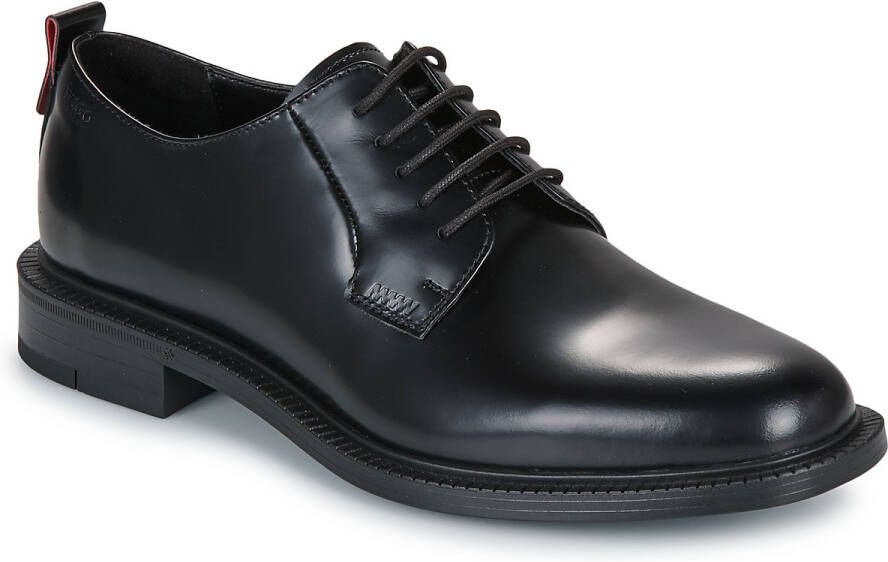HUGO Veterschoenen van echt leer model 'LYSANDER'