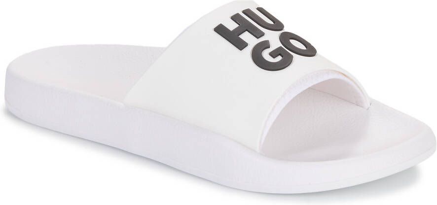 HUGO Slippers met labelprint model 'Nil'