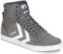 Hummel Slimmer Stadil Hoge Sneakers Grijs Man - Thumbnail 3