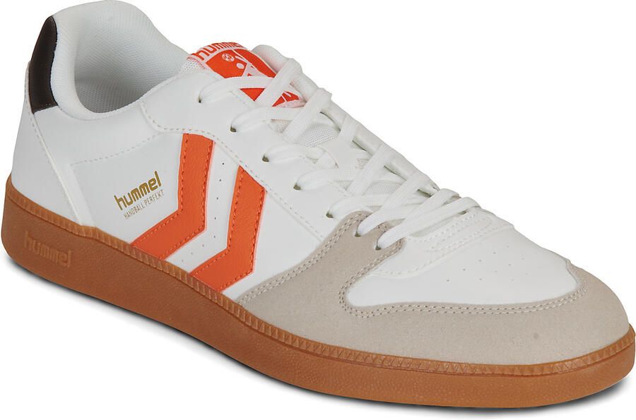 Hummel Perfekt Sp handbal sneakerschoenen vegan 226303 9143 White Orange - Foto 2