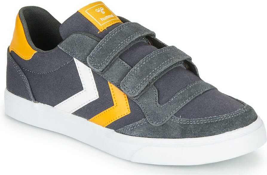 Hummel Stadil Low Jr. sneakers antraciet geel - Foto 2