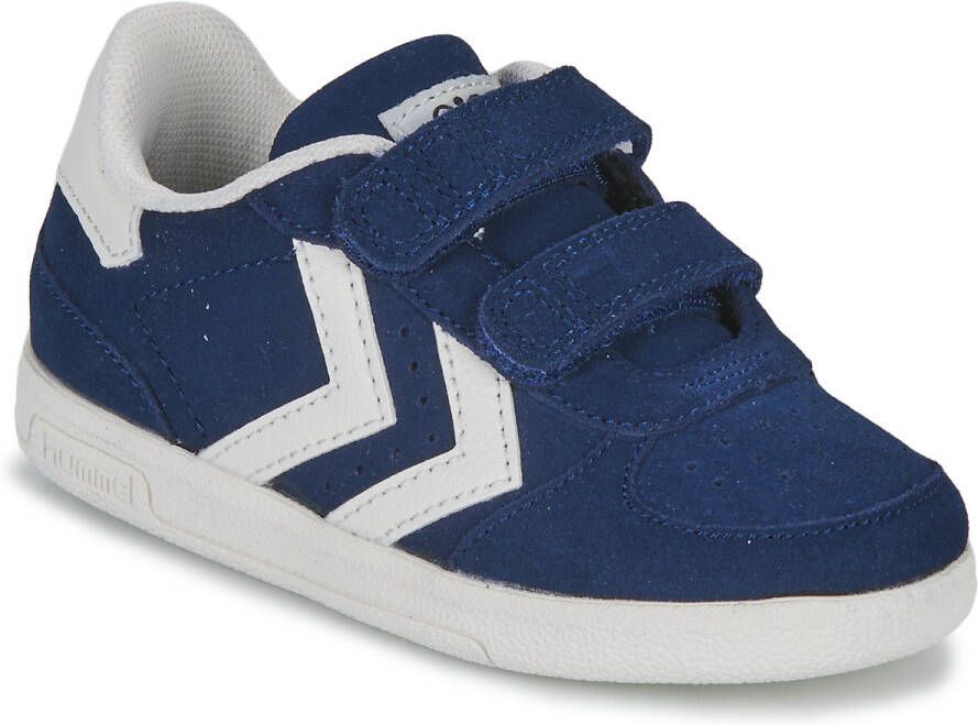 Hummel Kid's Victory Suede II Sneakers blauw
