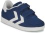 Hummel Kid's Victory Suede II Sneakers blauw - Thumbnail 2