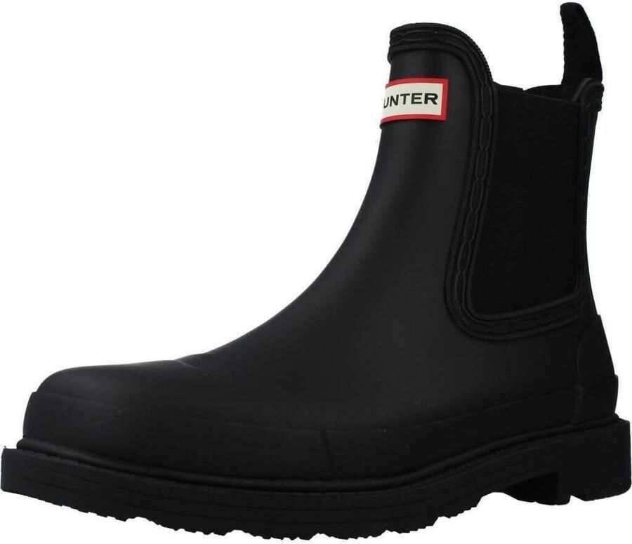 Hunter Boots Women's Commando Chelsea Boot Rubberlaarzen zwart - Foto 3