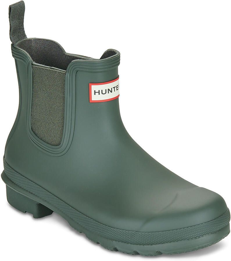 Hunter Boots Women's Original Chelsea Rubberlaarzen olijfgroen - Foto 2