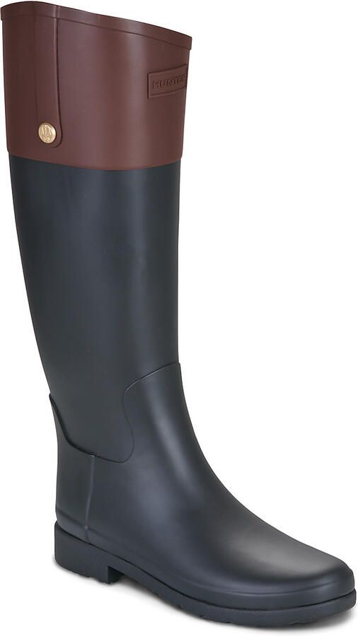 Hunter Regenlaarzen REFINED GOLD TRIM RIDING