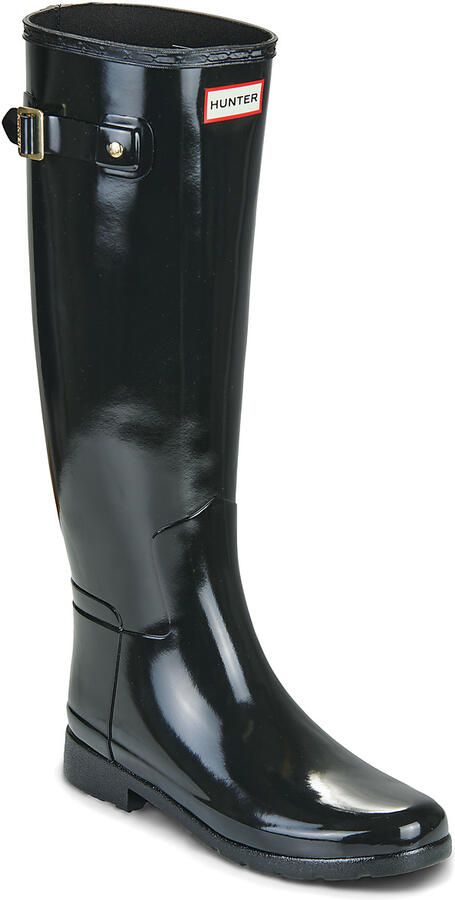 Hunter Regenlaarzen REFINED GOLD TRIM TALL GLOSS