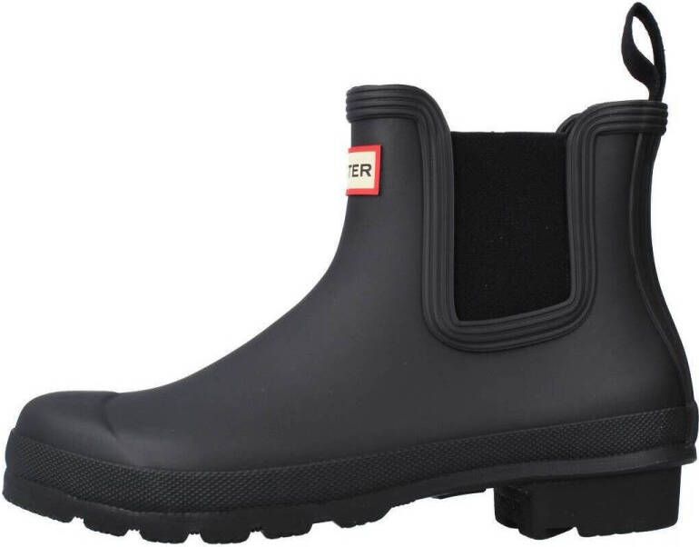 HUNTER Regenlaarzen Dames Womens Original Chelsea Maat: 40 41 Materiaal: Rubber Kleur: Zwart - Foto 8