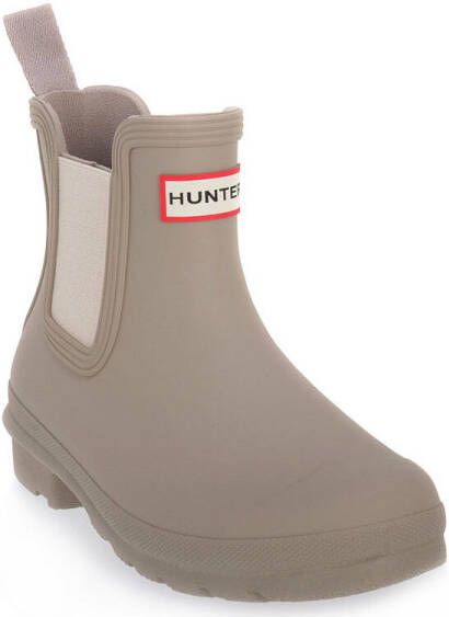Hunter Stijlvolle Original Chelsea Laarzen Beige Dames - Foto 3