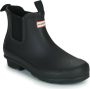 Hunter Boots Kid's Original Chelsea Rubberlaarzen grijs zwart - Thumbnail 1