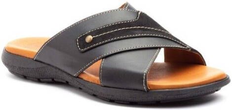 Iberico Shoes Sandalen Sandalias confort de piel negra by Ibérico