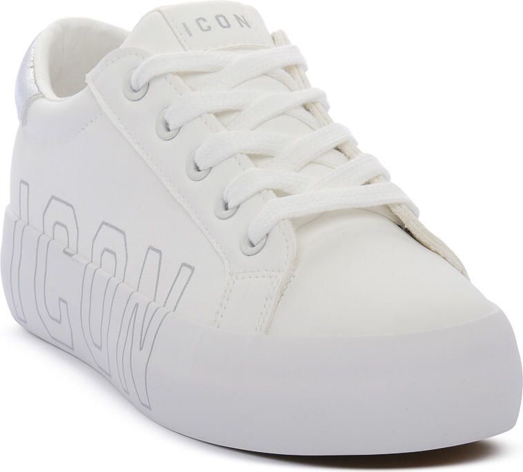 ICON Lage Sneakers ARGENTO WHITE