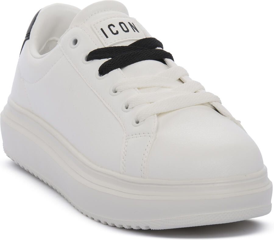 ICON Lage Sneakers BIANCO NERO