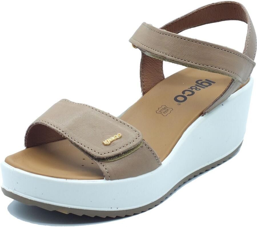 IGI&Co Sandalen met sleehak IgI&CO 1161611 Capra Tamp.