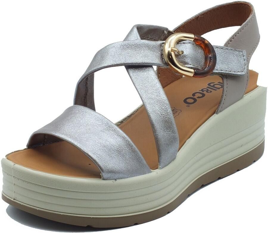 IGI&Co Sandalen met sleehak IgI&CO 1164711 Nappa