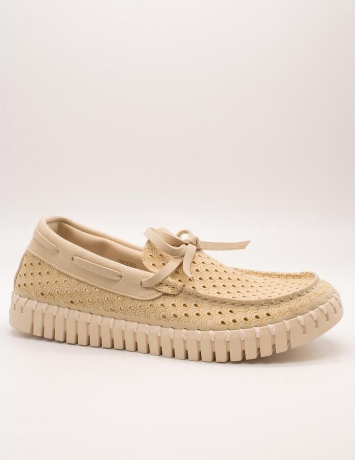 ILSE JACOBSEN Instappers Dames Tulip3074 Maat: 36 Materiaal: Suède Kleur: Beige - Foto 12