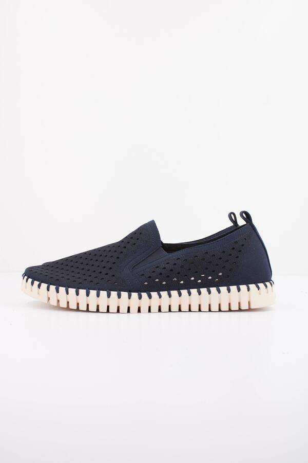 Ilse Jacobsen Instappers Heren TULIP140MEN beige zool 660 Dark Indigo - Foto 3