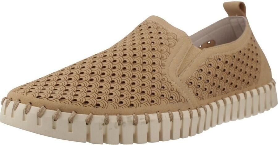 Ilse Jacobsen Instappers Heren TULIP140MEN beige zool 110 Latte - Foto 5