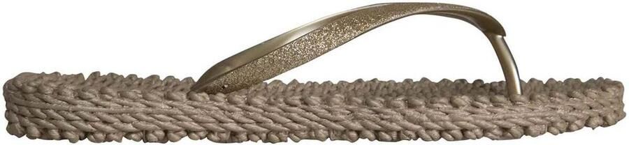 ILSE JACOBSEN Teenslippers Dames Cheerful01 Maat: 36 Materiaal: Rubber Kleur: Goud - Foto 15