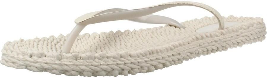 Ilse Jacobsen Cheerful teen slippers gebroken wit offwhite