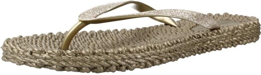 ILSE JACOBSEN Teenslippers Dames Cheerful01 Maat: 36 Materiaal: Rubber Kleur: Goud - Foto 10