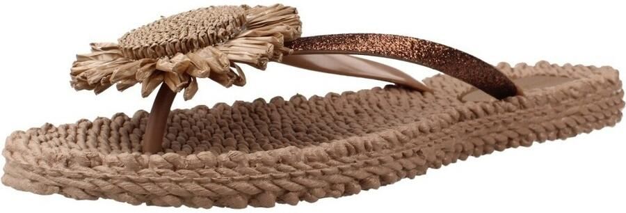 ILSE JACOBSEN Teenslippers Dames Cheerful16f Maat: 39 Materiaal: Rubber Kleur: Beige - Foto 7