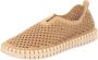 Ilse Jacobsen Instappers Dames Instapschoenen Damesschoenen Canvas Tulip3275 Camel - Thumbnail 5