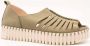 Ilse Jacobsen Instapsandalen TULIP9376 beige zool 410 Army - Thumbnail 2