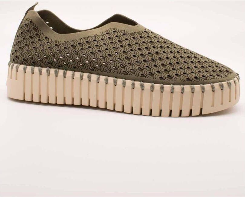 ILSE JACOBSEN Instappers Dames Tulip3373 Maat: 39 Materiaal: Textiel Kleur: Groen - Foto 11