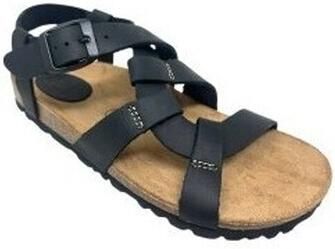 Interbios Platte sandalen Sandalia señora INTER BIOS 7179 negro