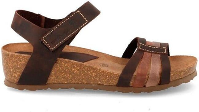 Interbios Sandalen met sleehak 5383