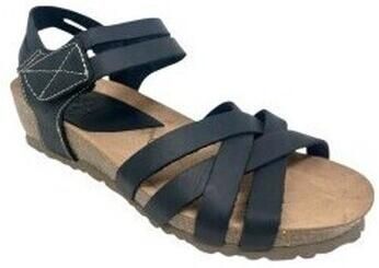 Interbios Sandalen met sleehak Sandalia señora INTER BIOS 5338 negro