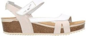 Interbios Sandalen 5802 CRAZY NAPA GRIS BLANCO Mujer Gris