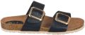 Interbios Platte sandalen MANDEN 7232 - Zwart