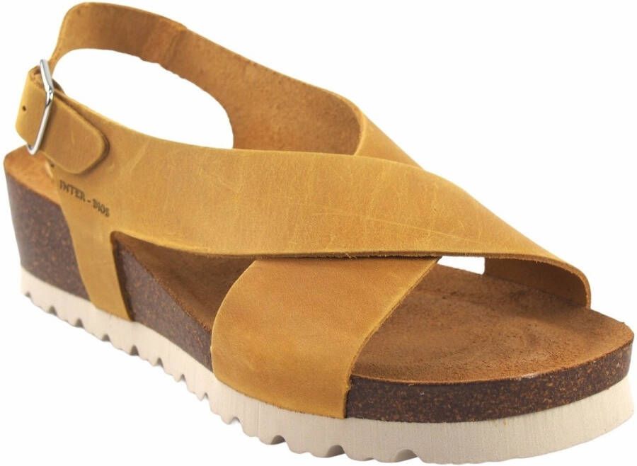 Interbios Sportschoenen Sandalia señora INTER BIOS 5656 mostaza